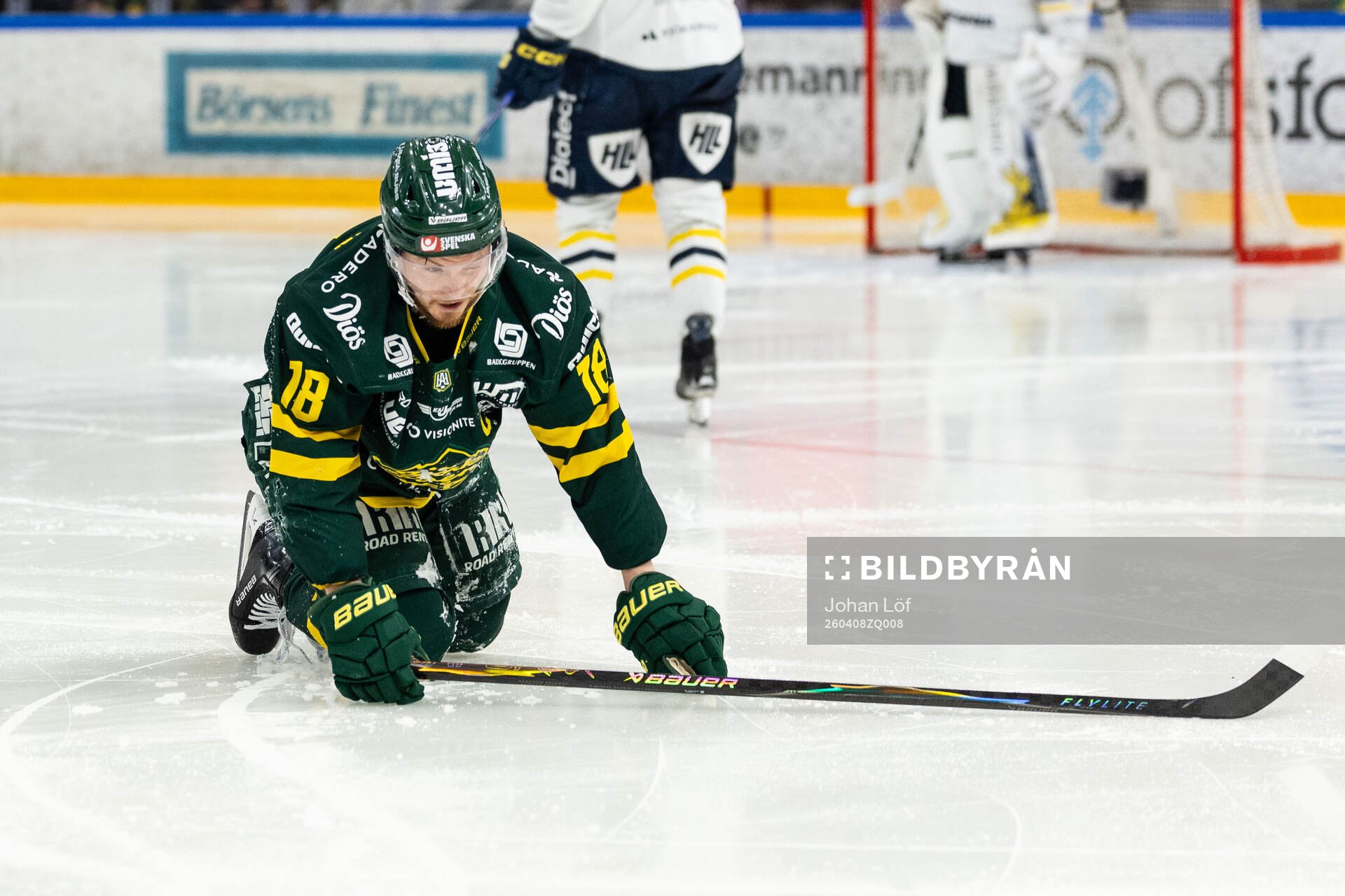 Björklövens Axel Ottosson har ont