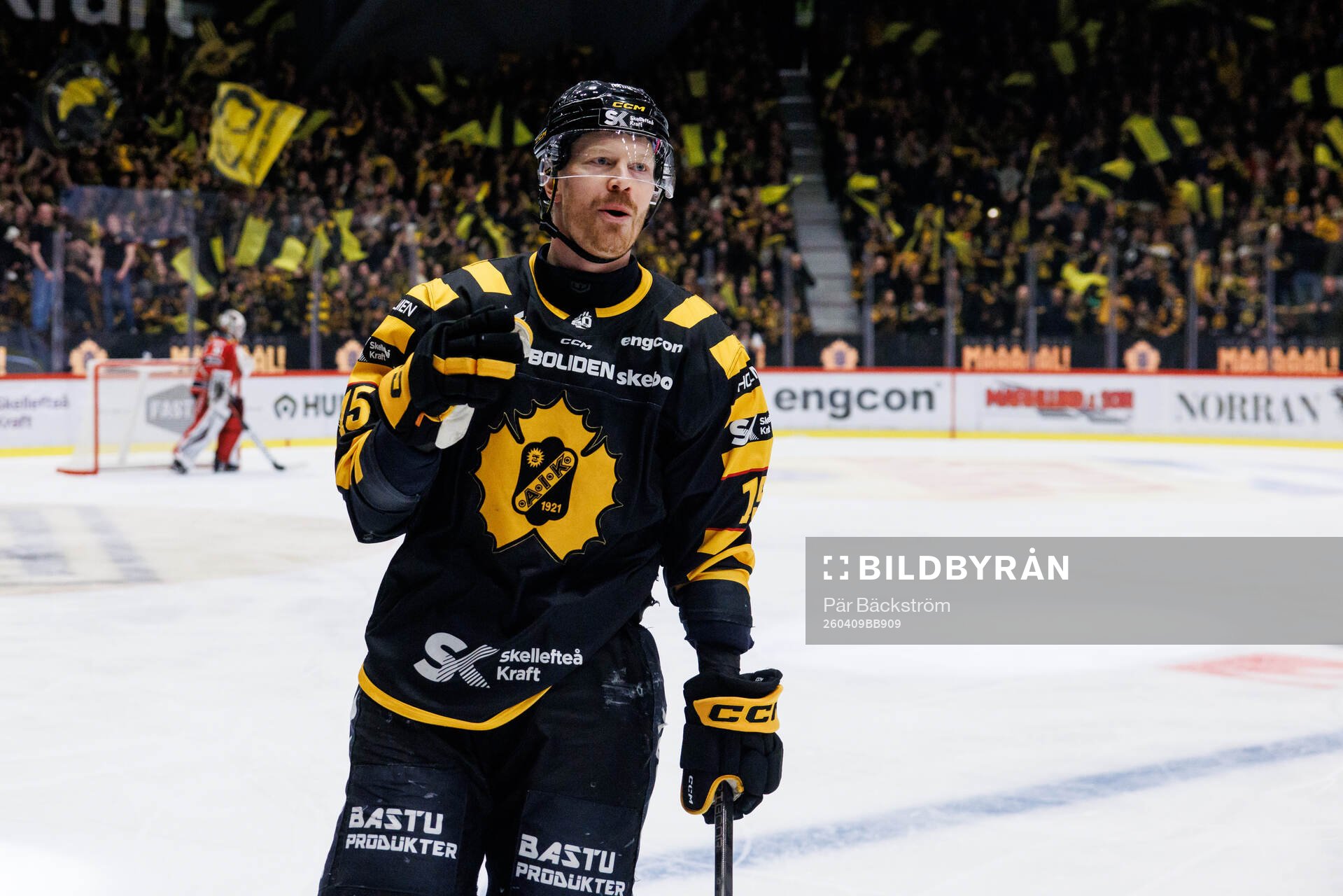 Skellefteås Lars Bryggman jublar