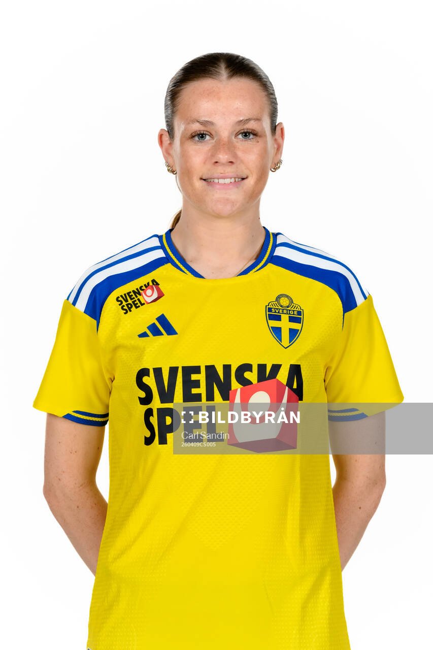 Sofia Reidy of the Swedish women's national football team