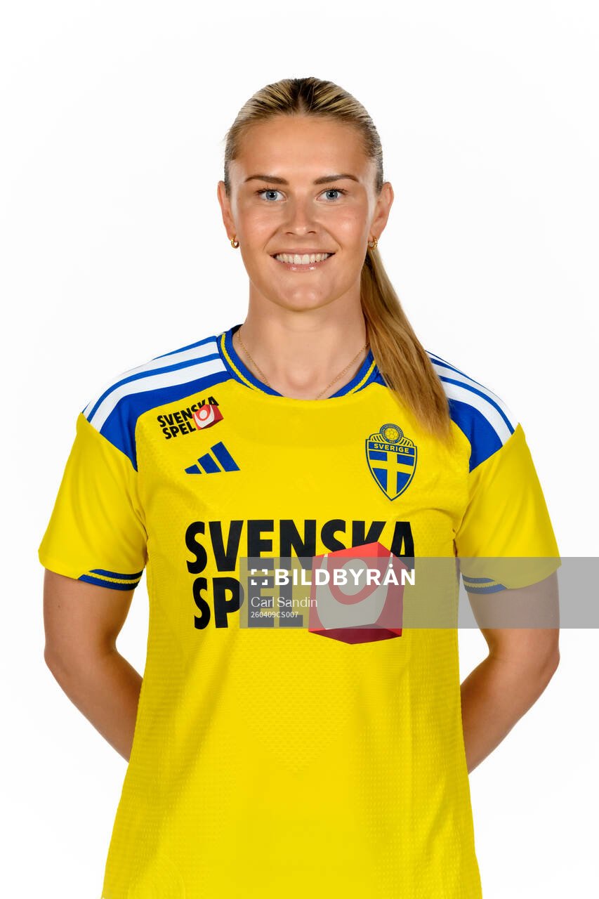 Amanda Nilden of the Swedish women's national football team