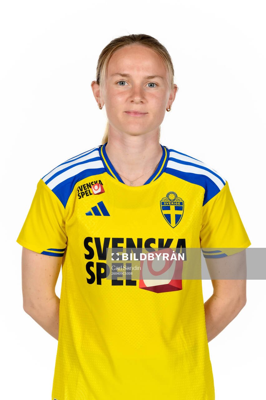 Matilda Vinberg of the Swedish women's national football