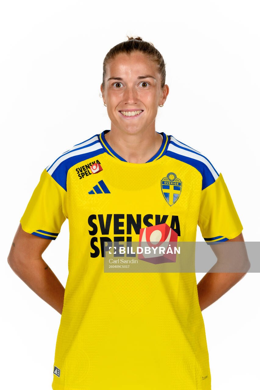 Filippa Angeldahl of the Swedish women's national football