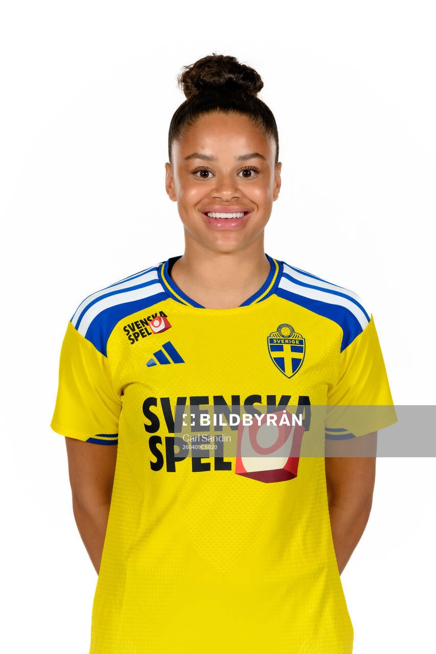 Felicia Schröder of the Swedish women's national football