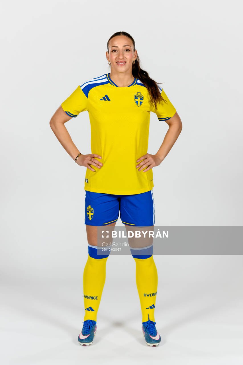 Rosa Kafaji of the Swedish women's national football team