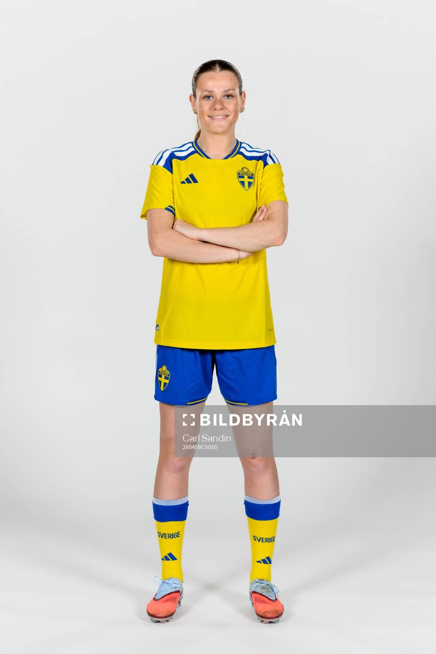 Sofia Reidy of the Swedish women's national football team
