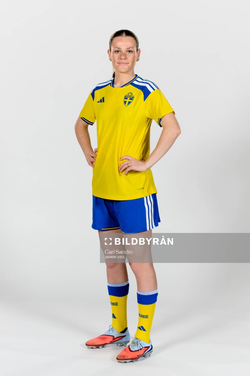 Sofia Reidy of the Swedish women's national football team
