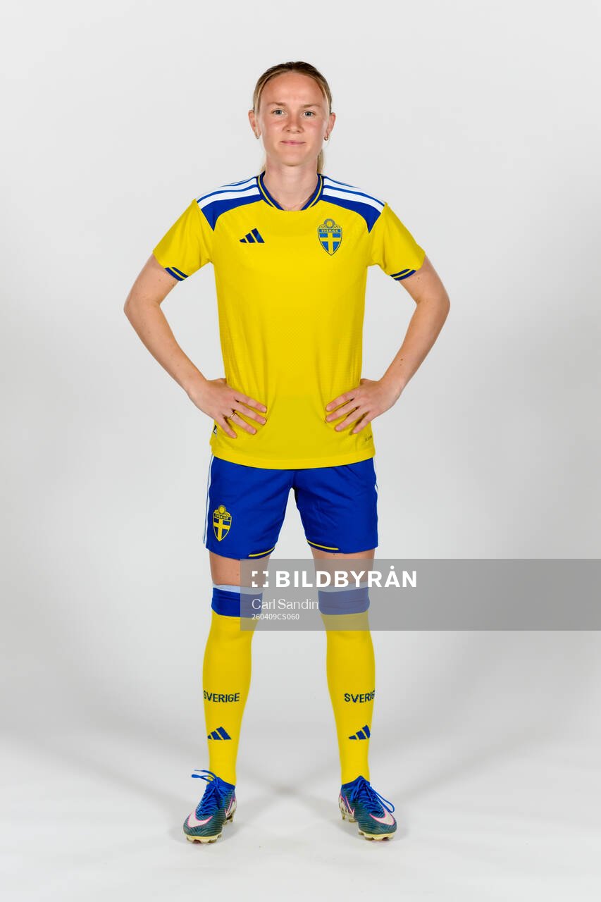 Matilda Vinberg of the Swedish women's national football