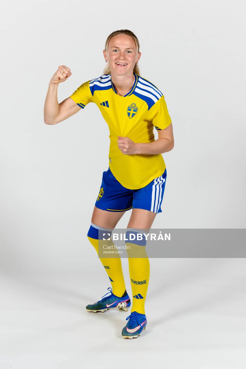 Matilda Vinberg of the Swedish women's national football