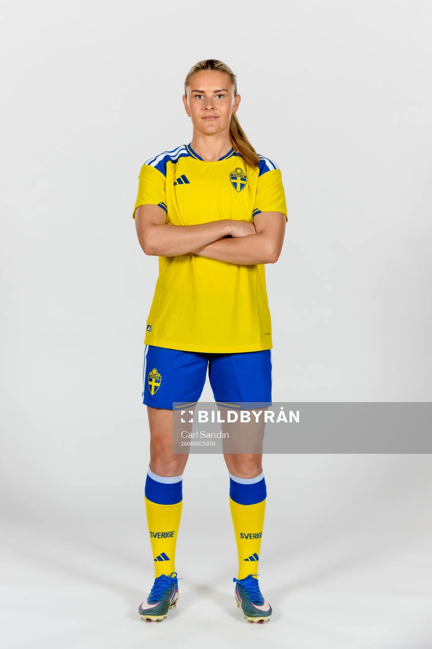 Amanda Nilden of the Swedish women's national football team