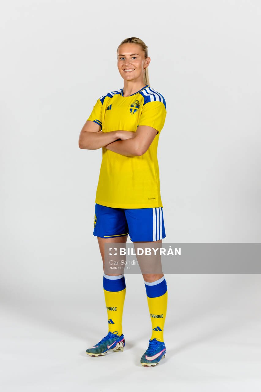 Amanda Nilden of the Swedish women's national football team