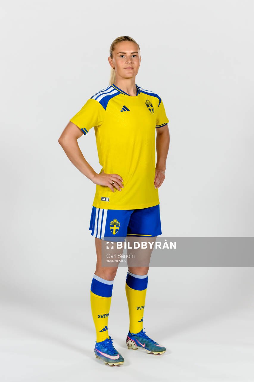 Amanda Nilden of the Swedish women's national football team
