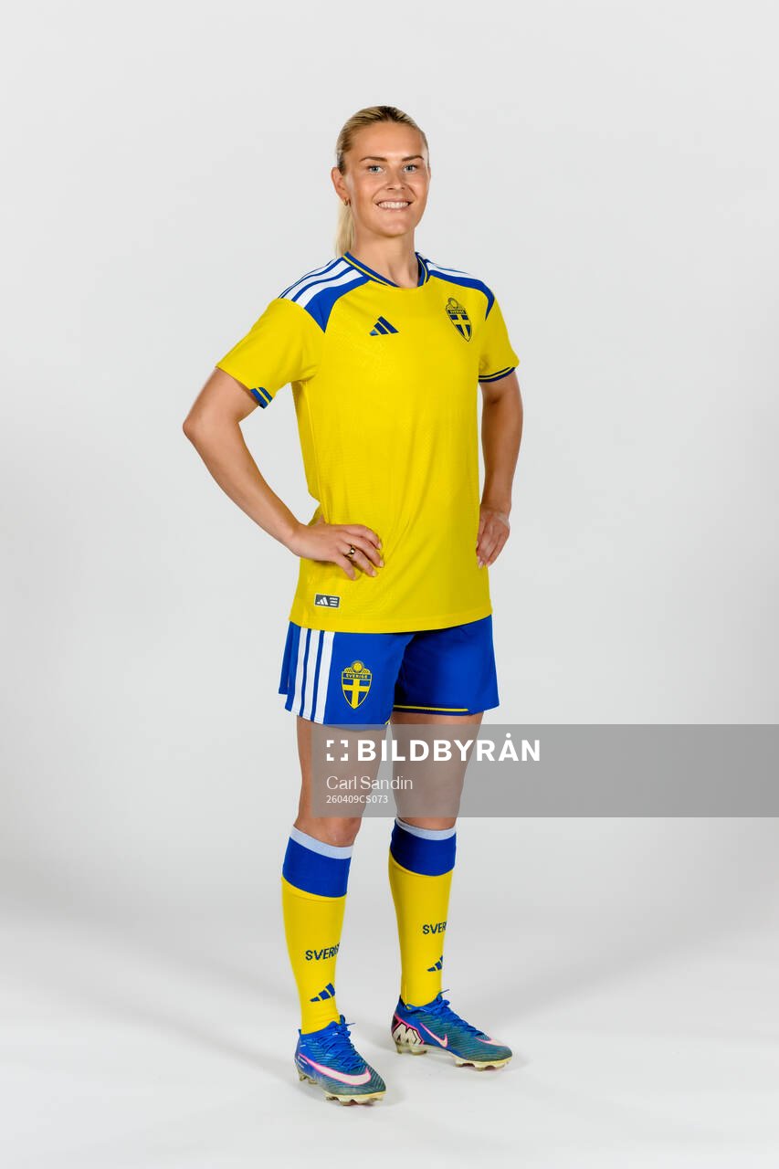 Amanda Nilden of the Swedish women's national football team