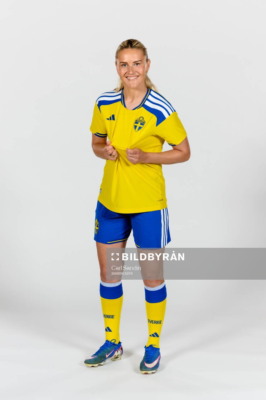 Amanda Nilden of the Swedish women's national football team