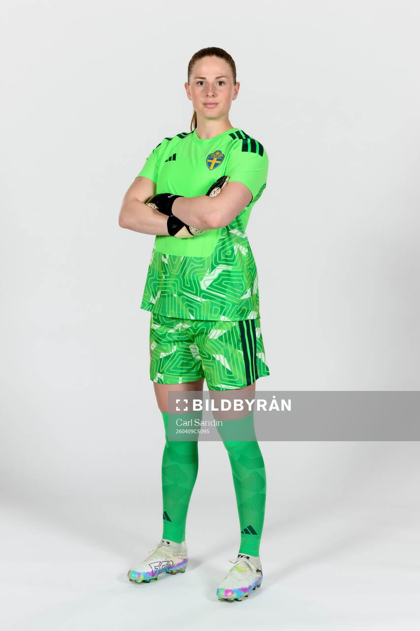 Goalkeeper Tove Enblom of the Swedish women's national