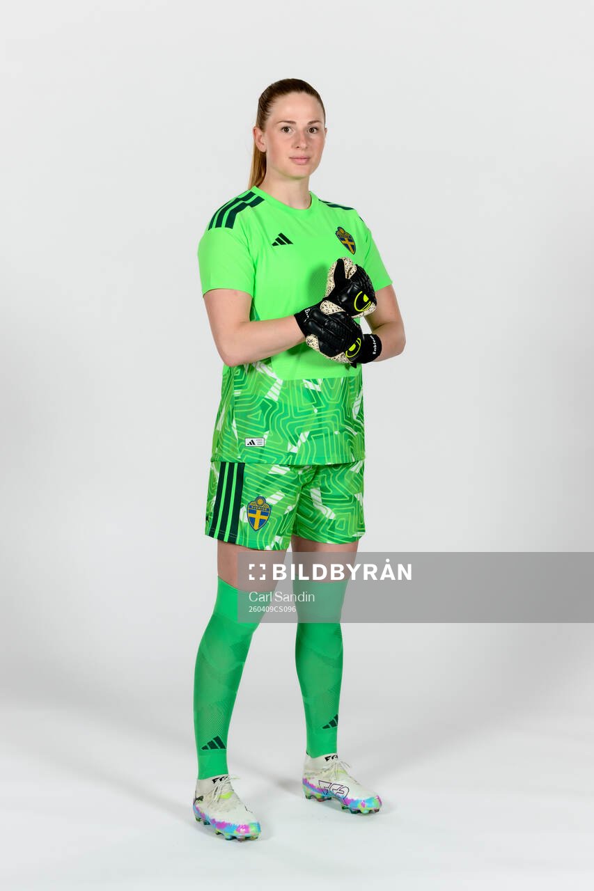 Goalkeeper Tove Enblom of the Swedish women's national