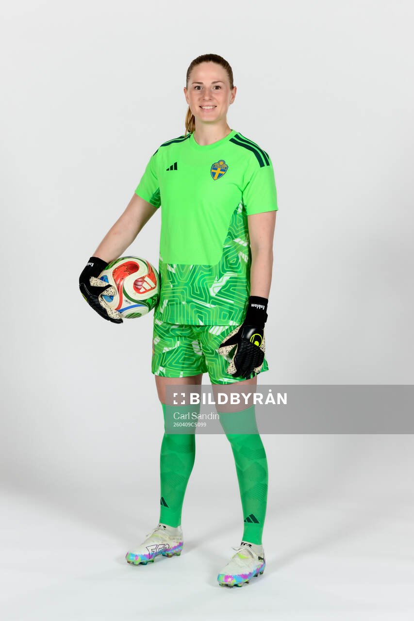 Goalkeeper Tove Enblom of the Swedish women's national