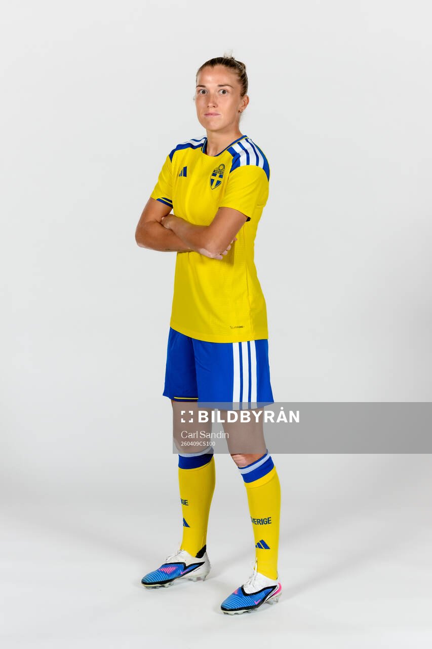 Filippa Angeldahl of the Swedish women's national football