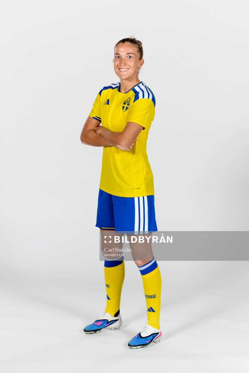 Filippa Angeldahl of the Swedish women's national football