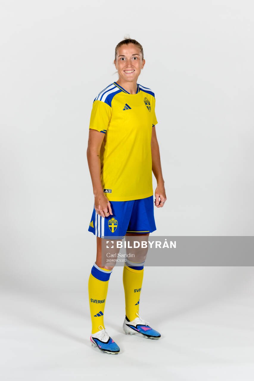 Filippa Angeldahl of the Swedish women's national football