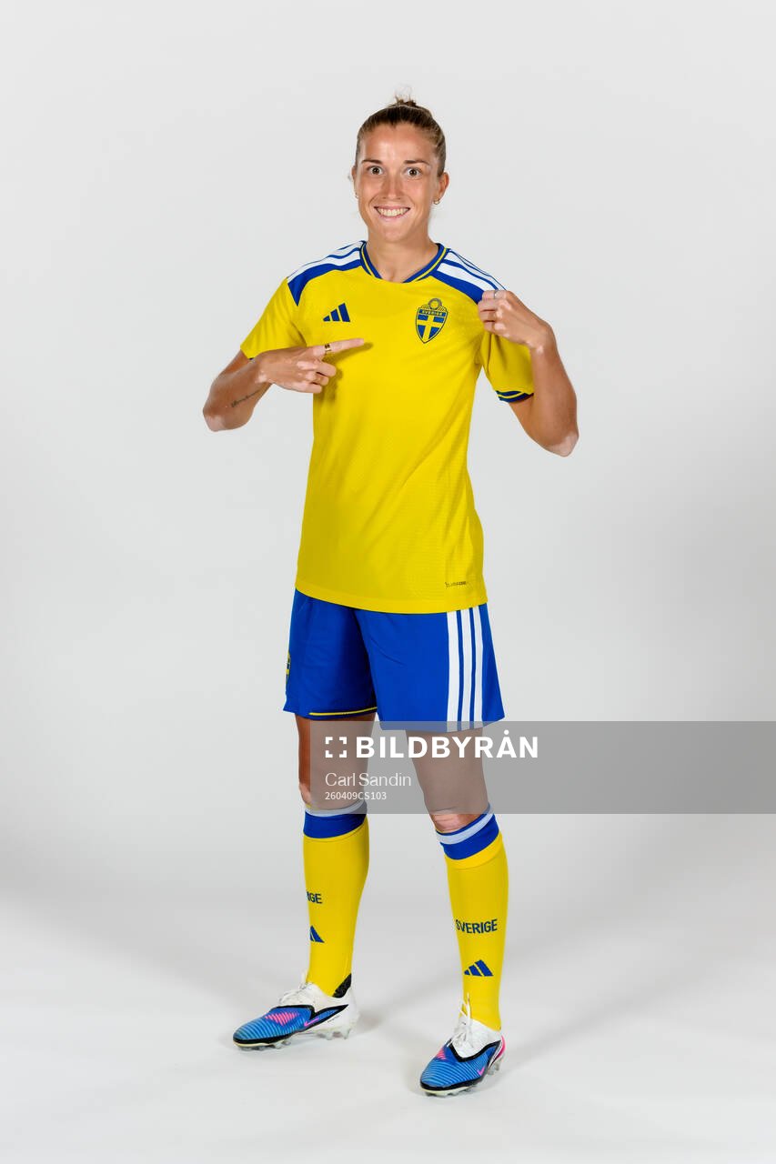 Filippa Angeldahl of the Swedish women's national football