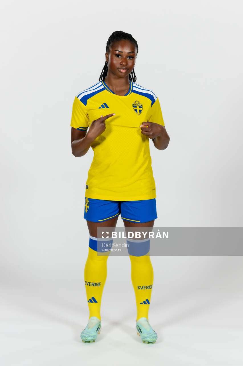 Monica Jusu Bah of the Swedish women's national football