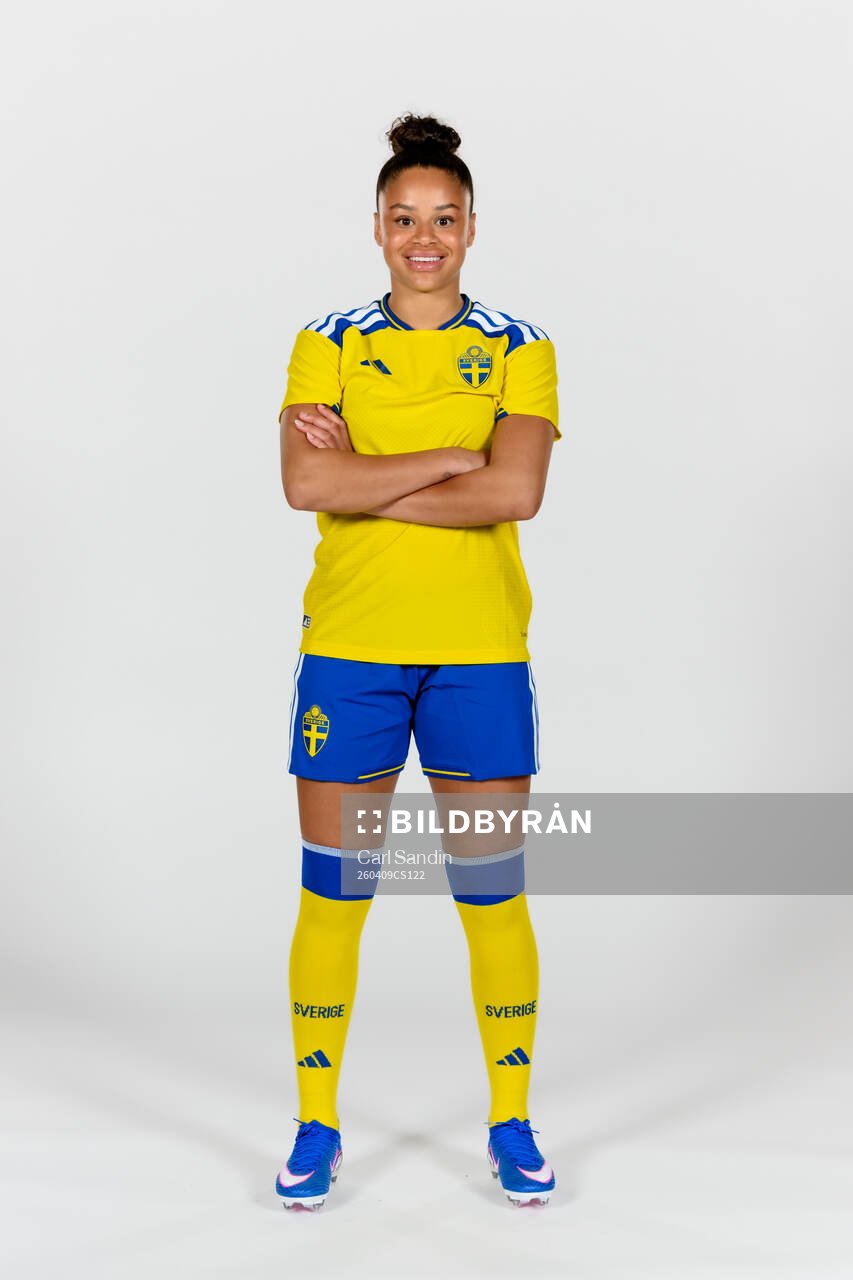 Felicia Schröder of the Swedish women's national football