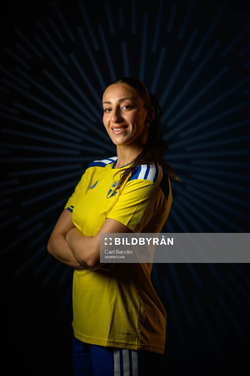 Rosa Kafaji of the Swedish women's national football team