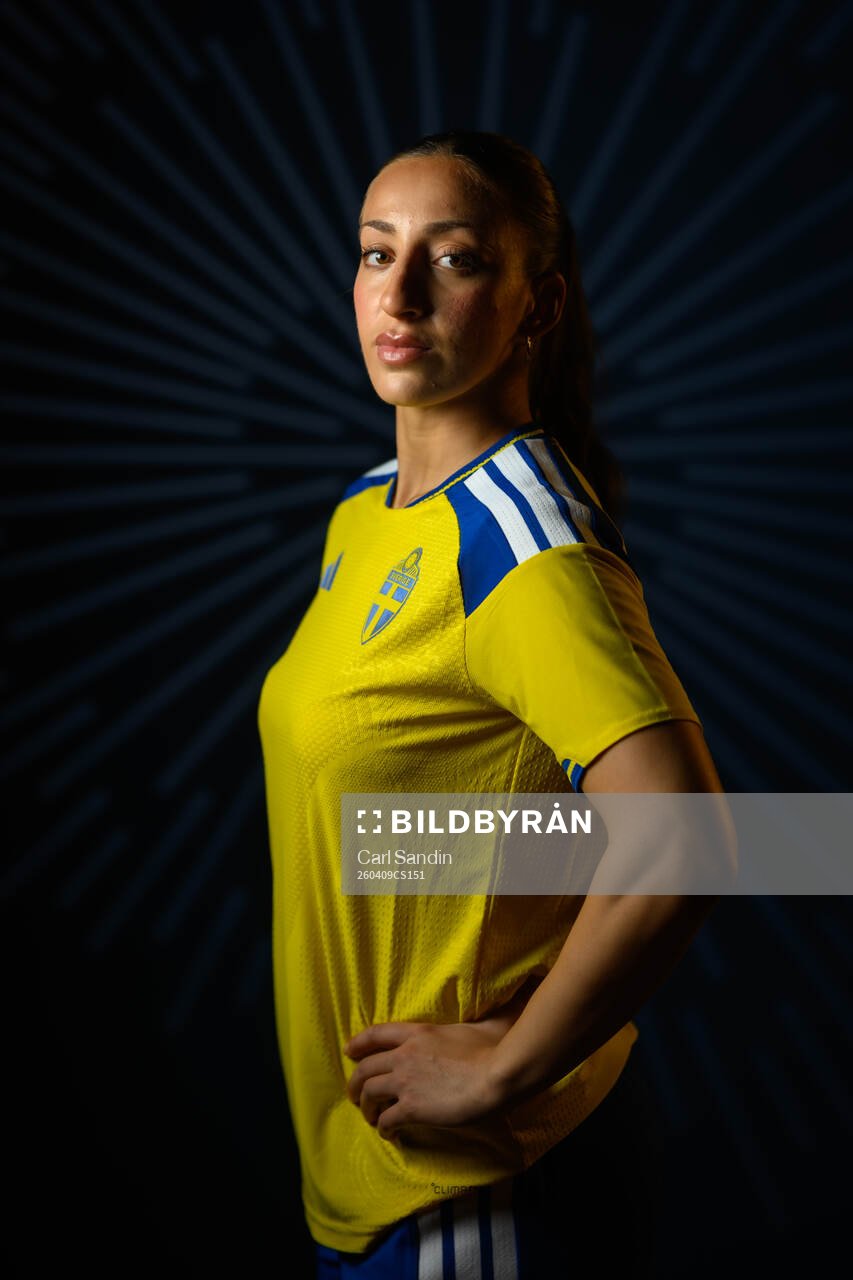 Rosa Kafaji of the Swedish women's national football team