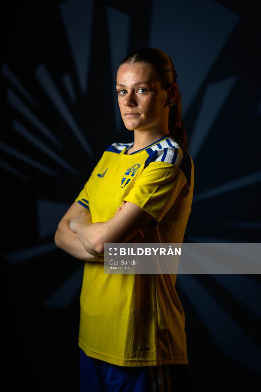 Sofia Reidy of the Swedish women's national football team