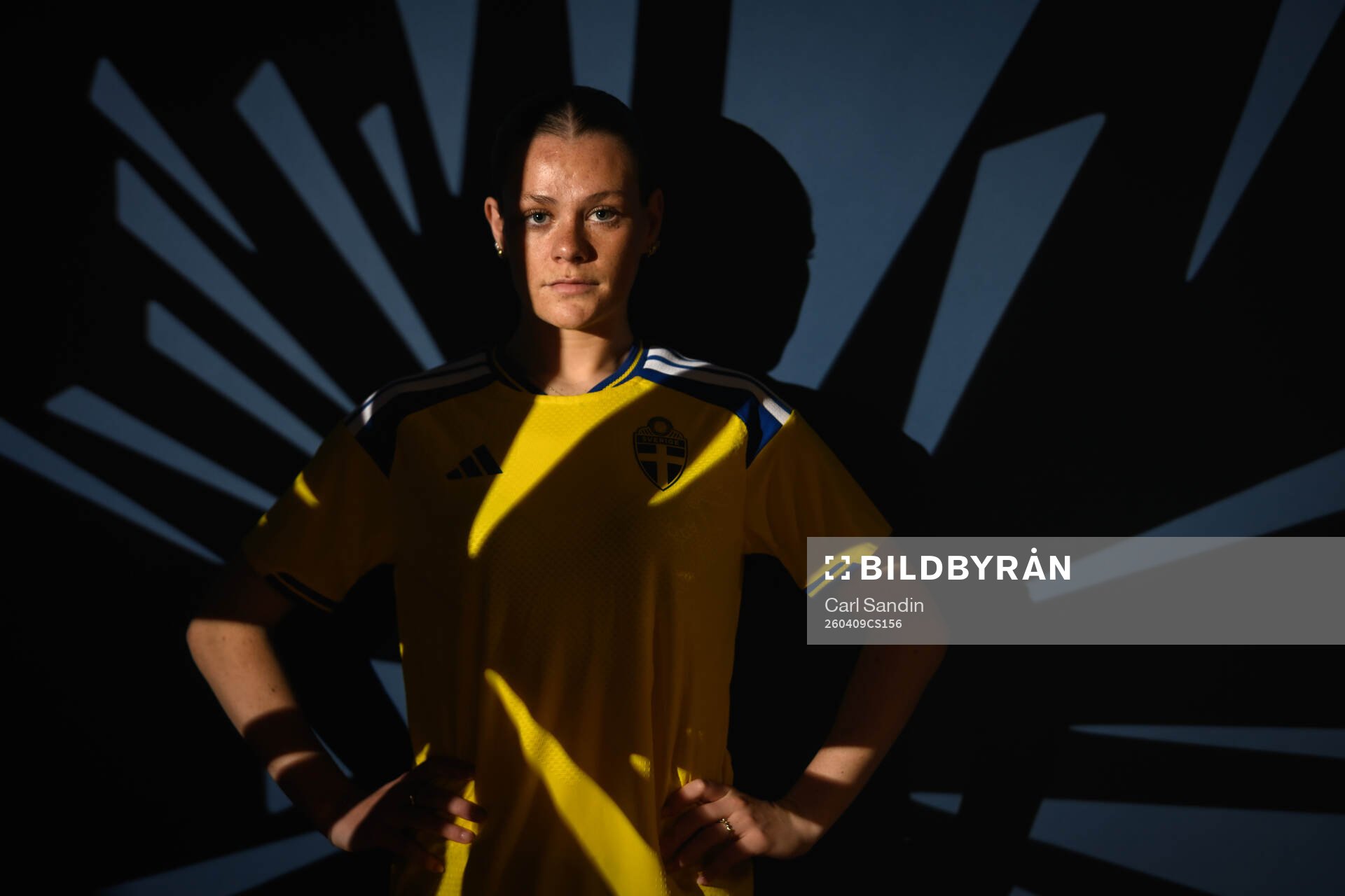 Sofia Reidy of the Swedish women's national football team