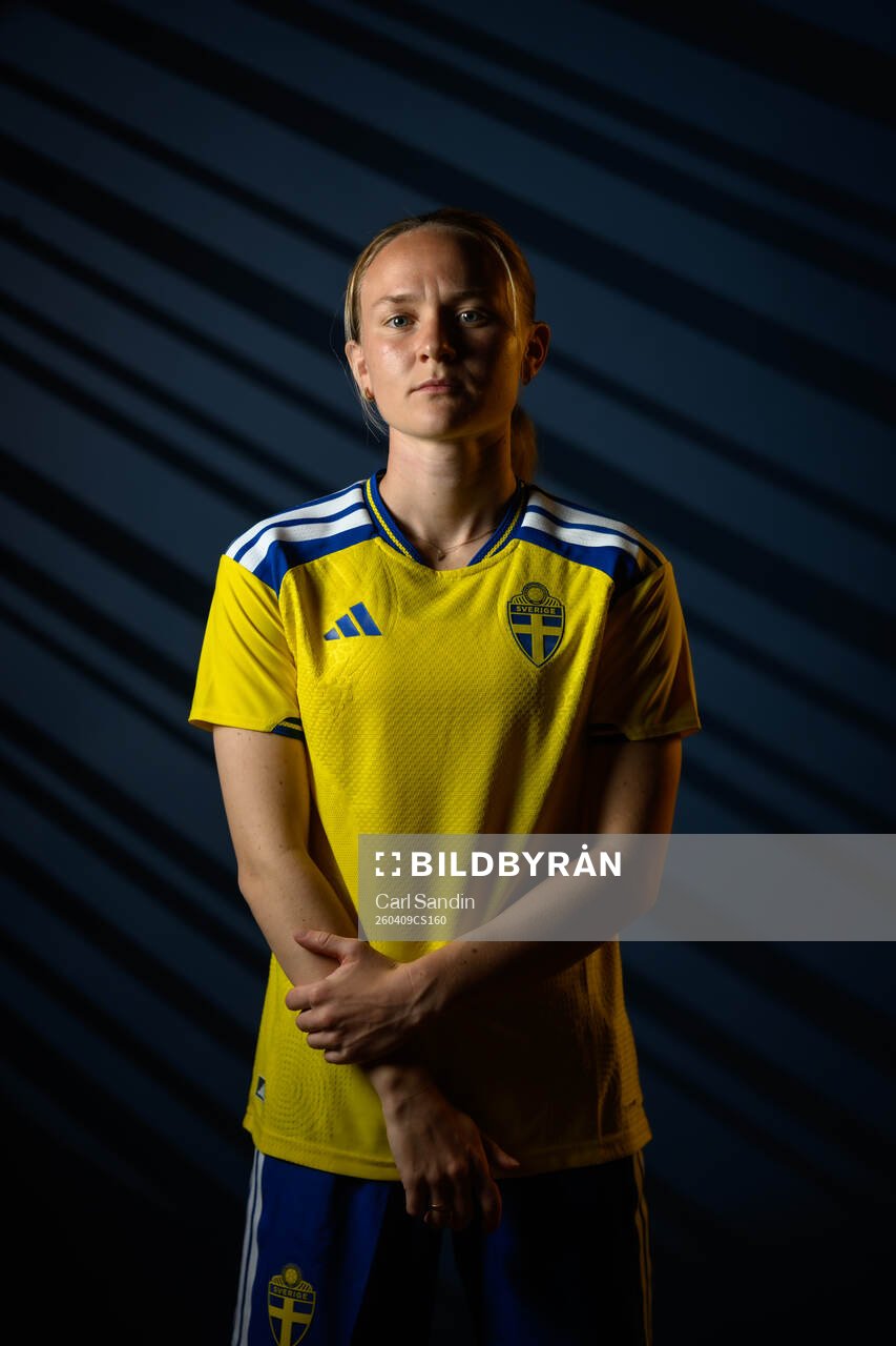Matilda Vinberg of the Swedish women's national football