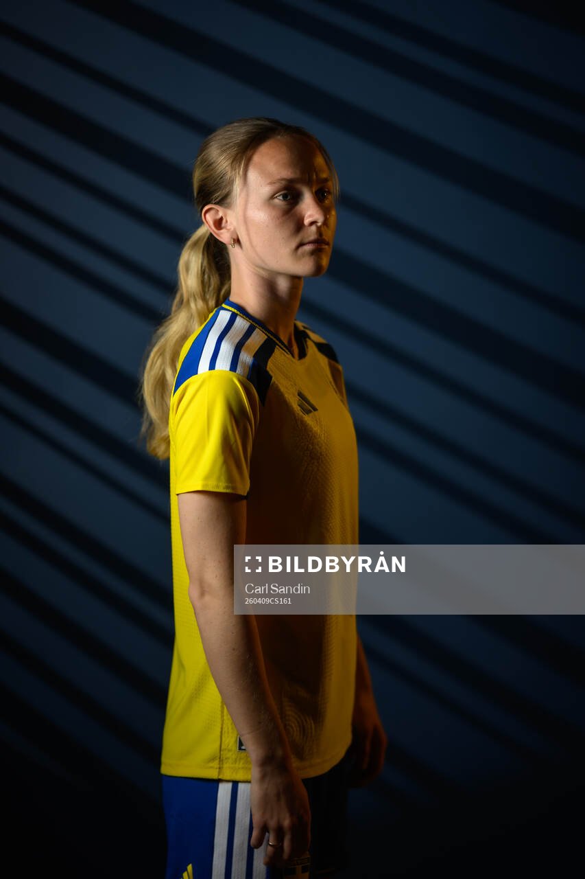 Matilda Vinberg of the Swedish women's national football