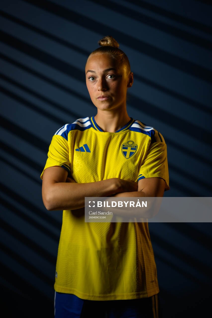 Hanna Bennisson of the Swedish women's national football