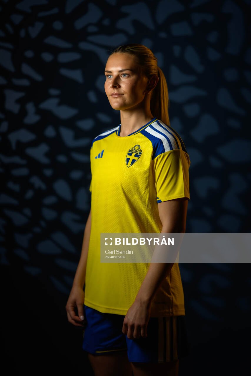 Amanda Nilden of the Swedish women's national football team