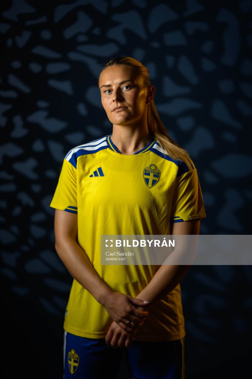 Amanda Nilden of the Swedish women's national football team