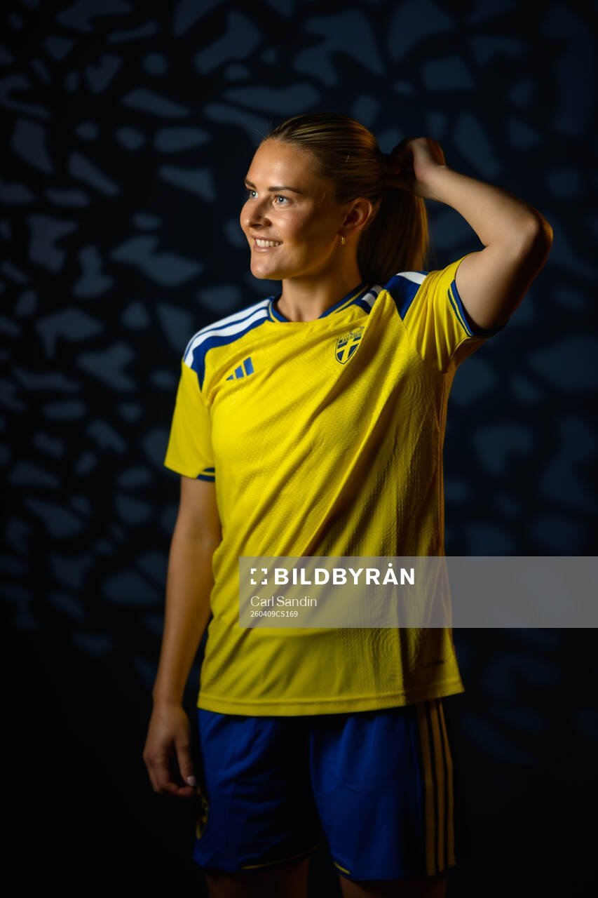 Amanda Nilden of the Swedish women's national football team