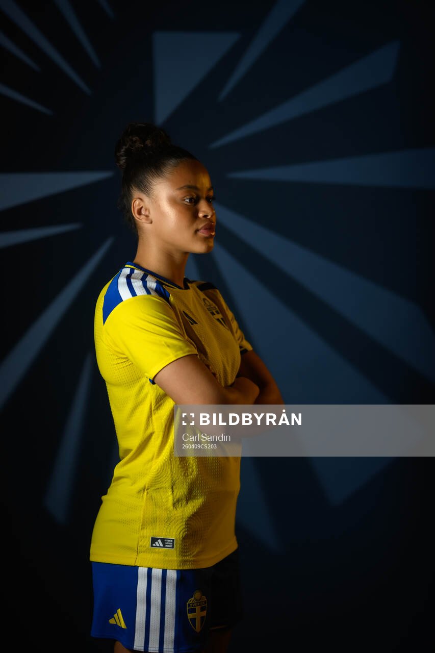 Felicia Schröder of the Swedish women's national football