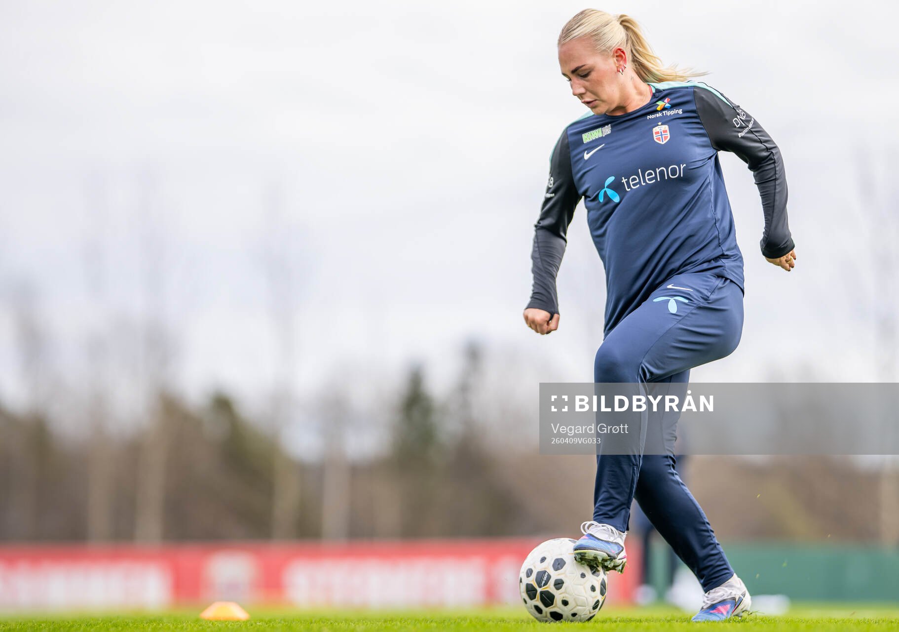 Cathinka Tandberg of the Norwegian women's national