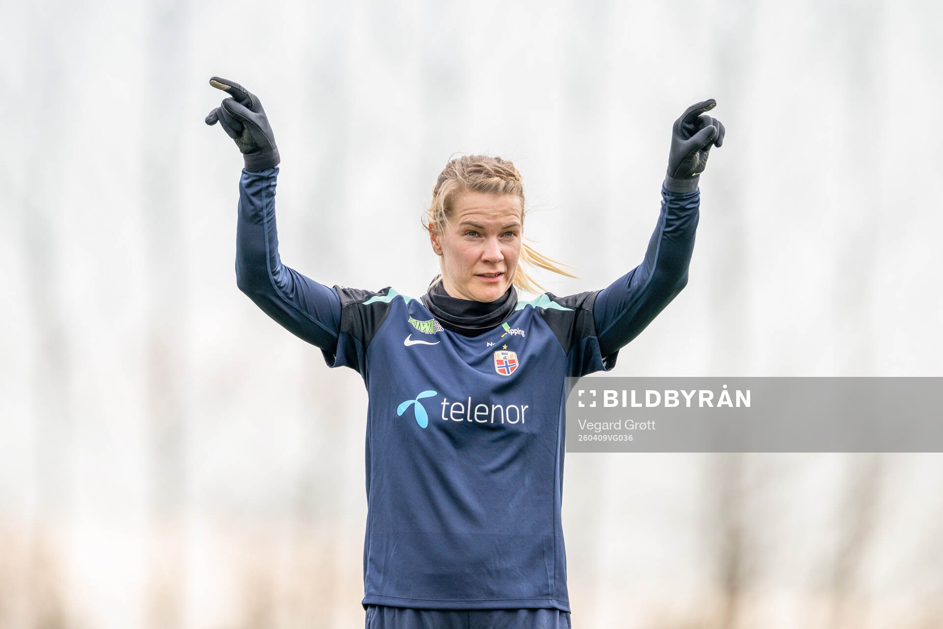 Ada Hegerberg of the Norwegian women's national football
