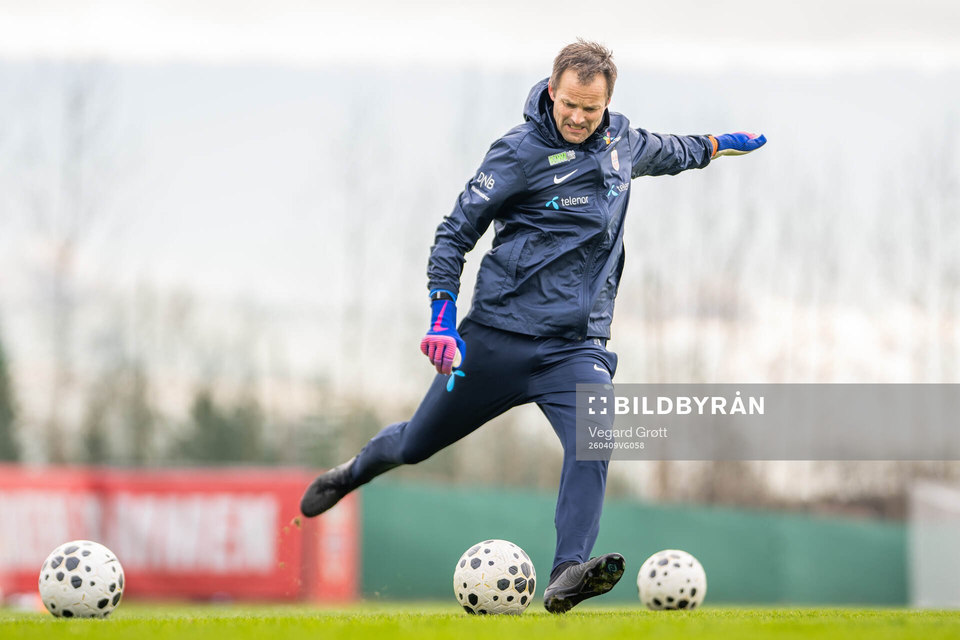 Jon Knudsen, goalkeeper coach of the Norwegian women's