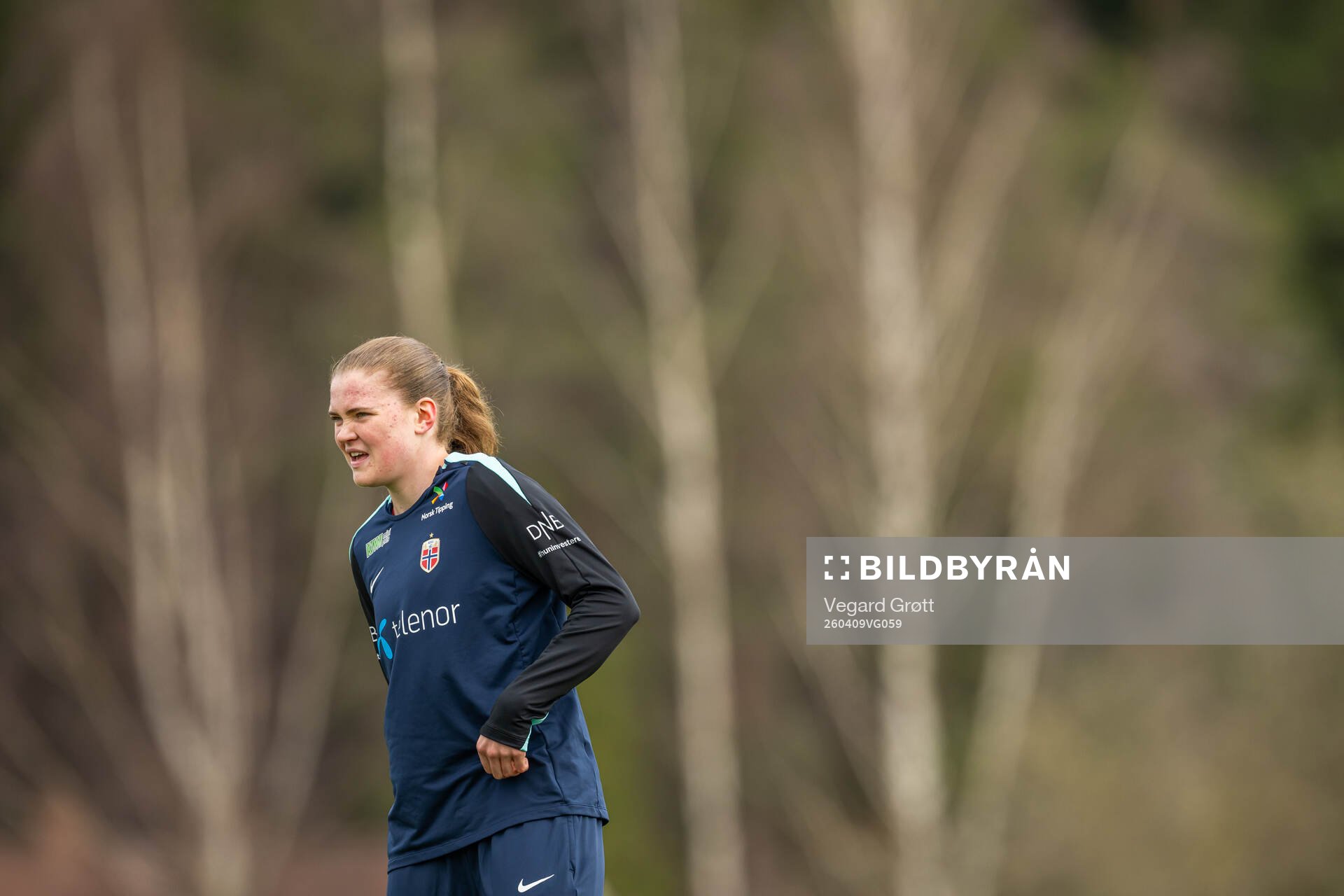 Signe Gaupset of the Norwegian women's national football