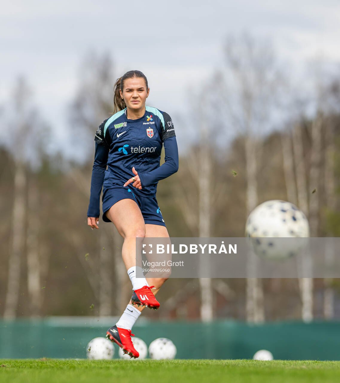 Andrea Norheim of the Norwegian women's national football