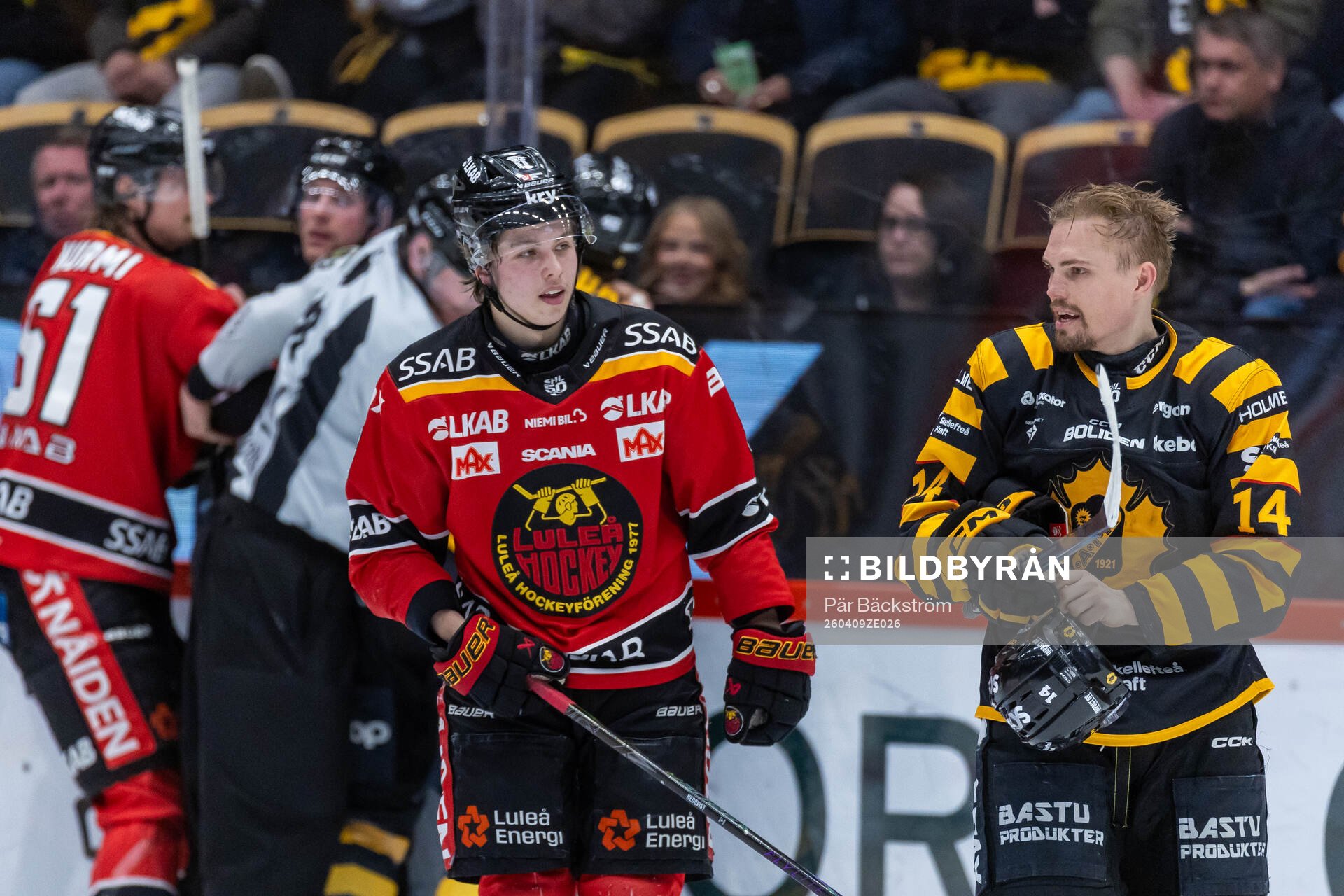 Luleås Isac Hedqvist och Andreas Johnson