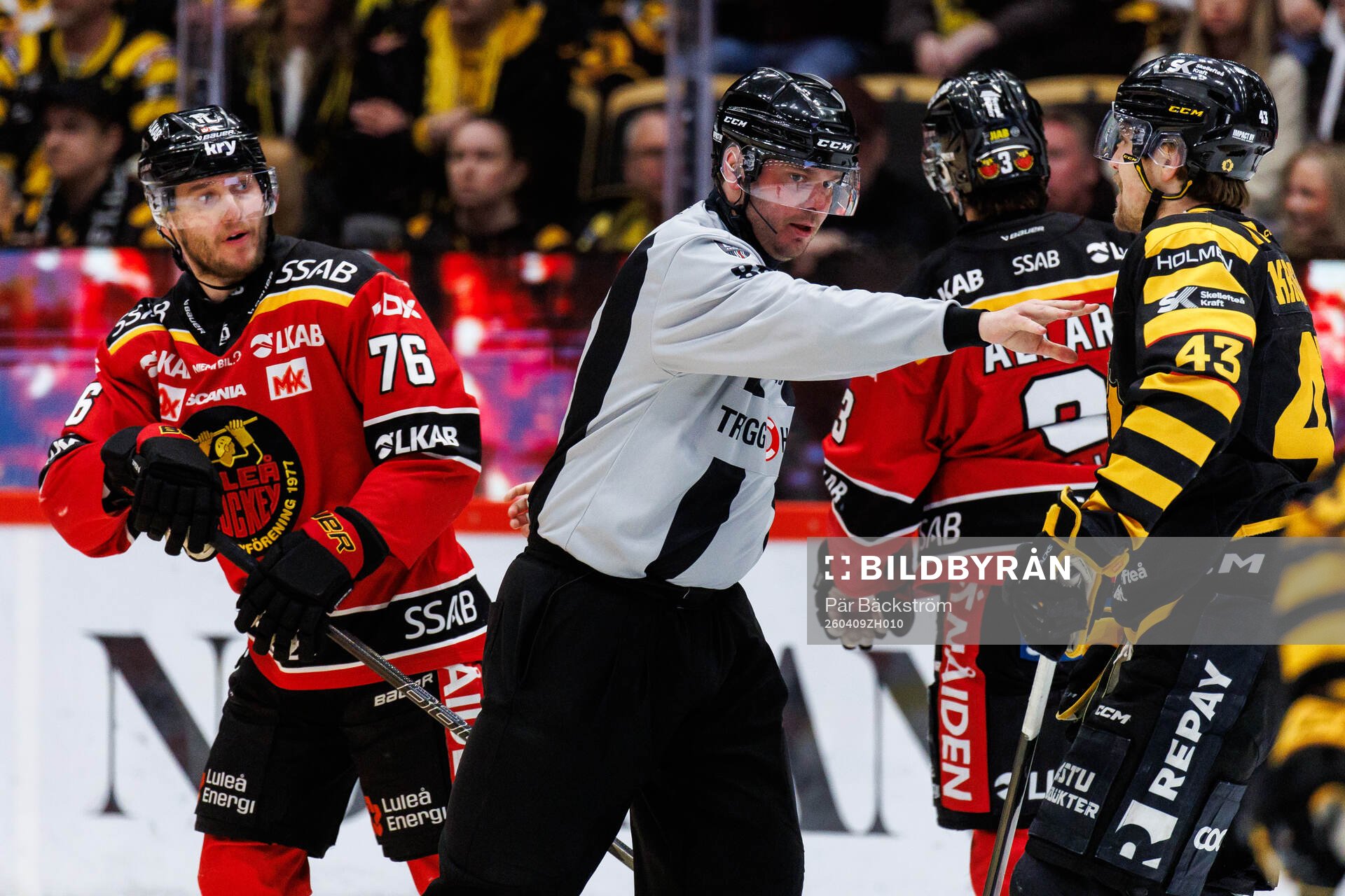 Luleås Anton Levtchi och Skellefteås Max Krogdahl