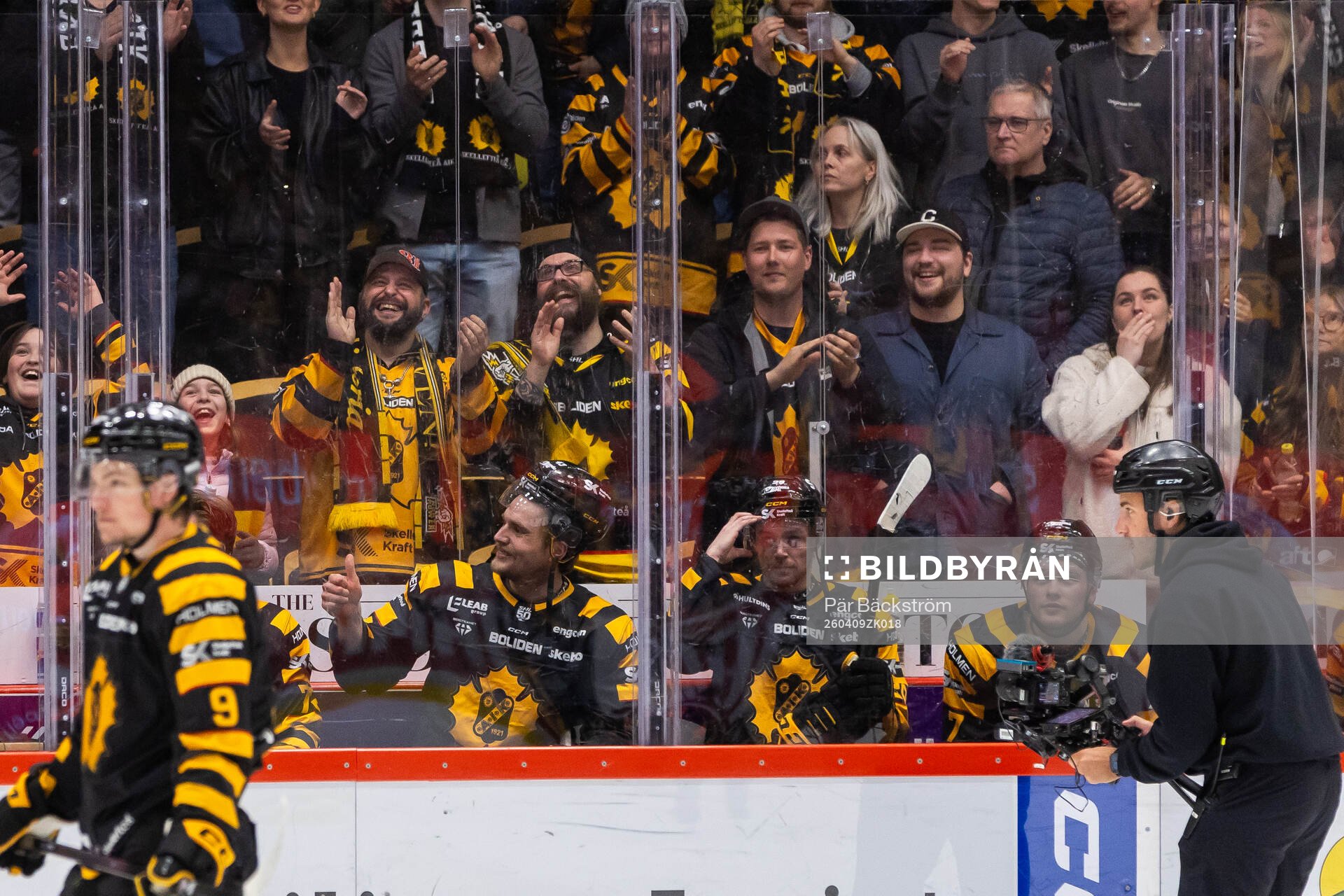 Skellefteås Max Krogdahl ,Mikkel Aagaard och Oskar Vuollet
