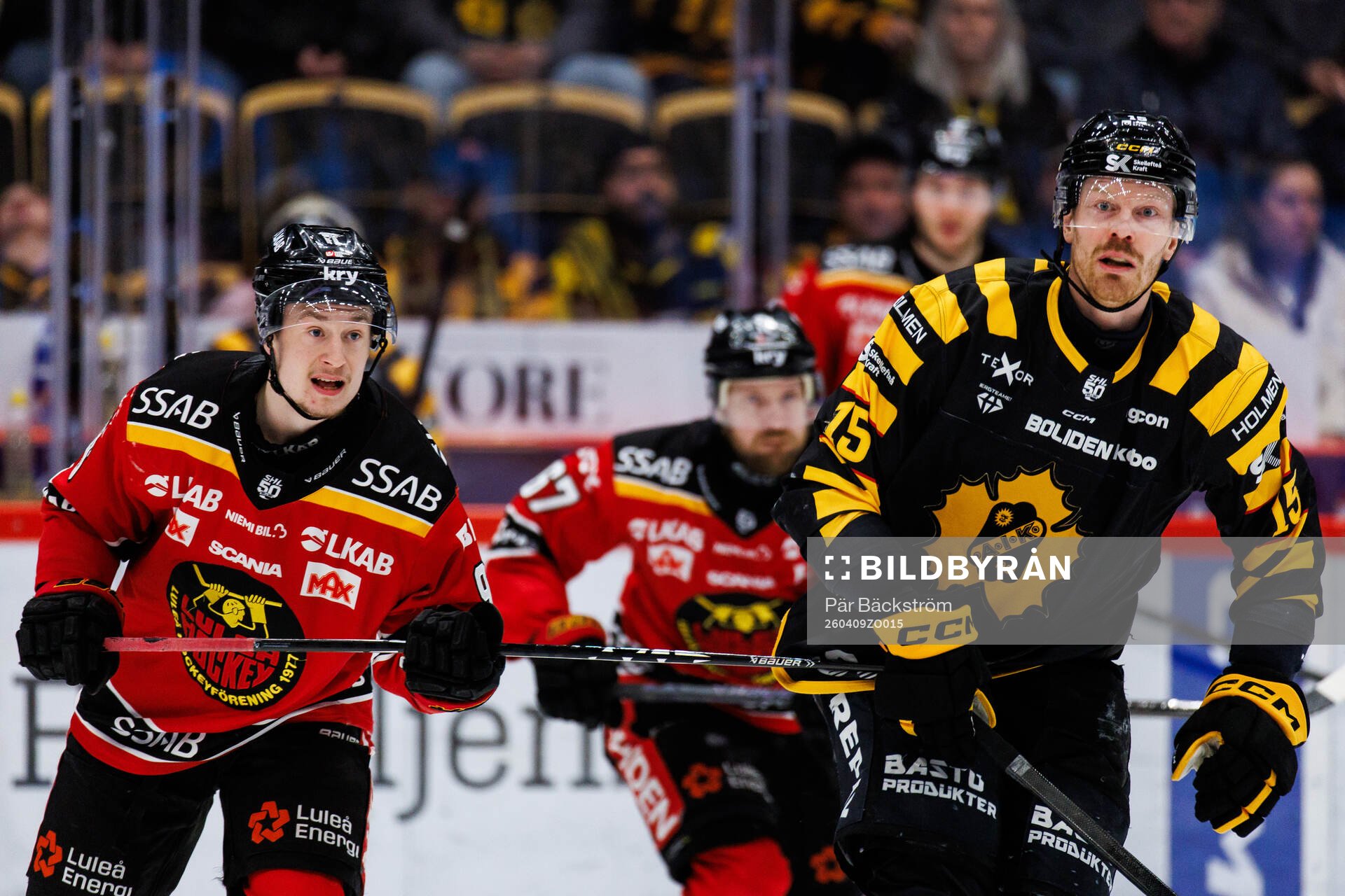 Luleås Pontus Andreasson och Skellefteås Lars Bryggman