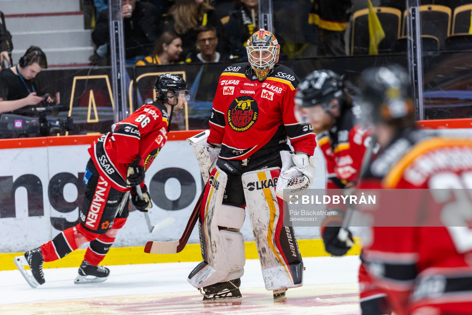 Luleås målvakt Joel Lassinantti