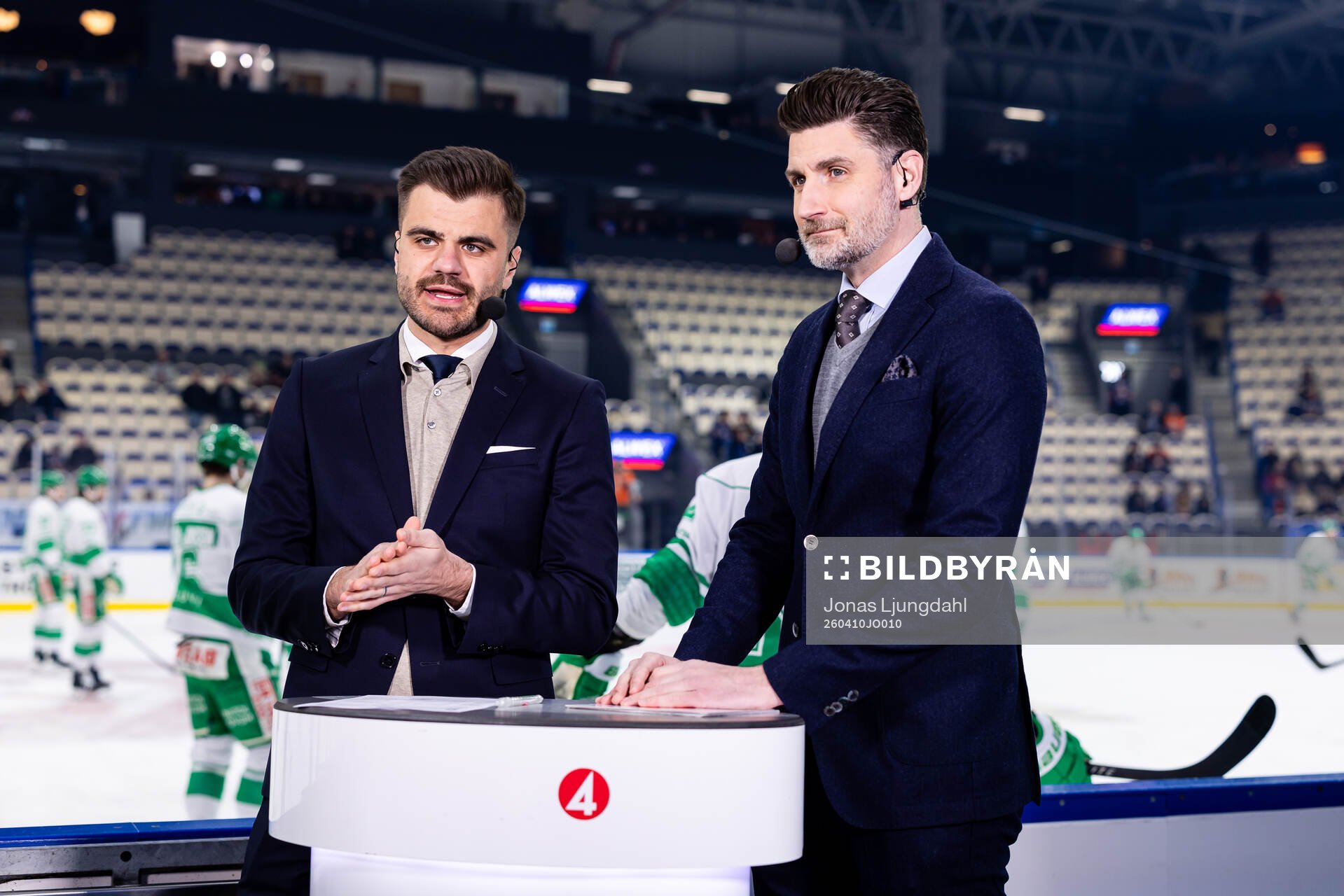 TV4s Almen Bibic och Björn Oldeen