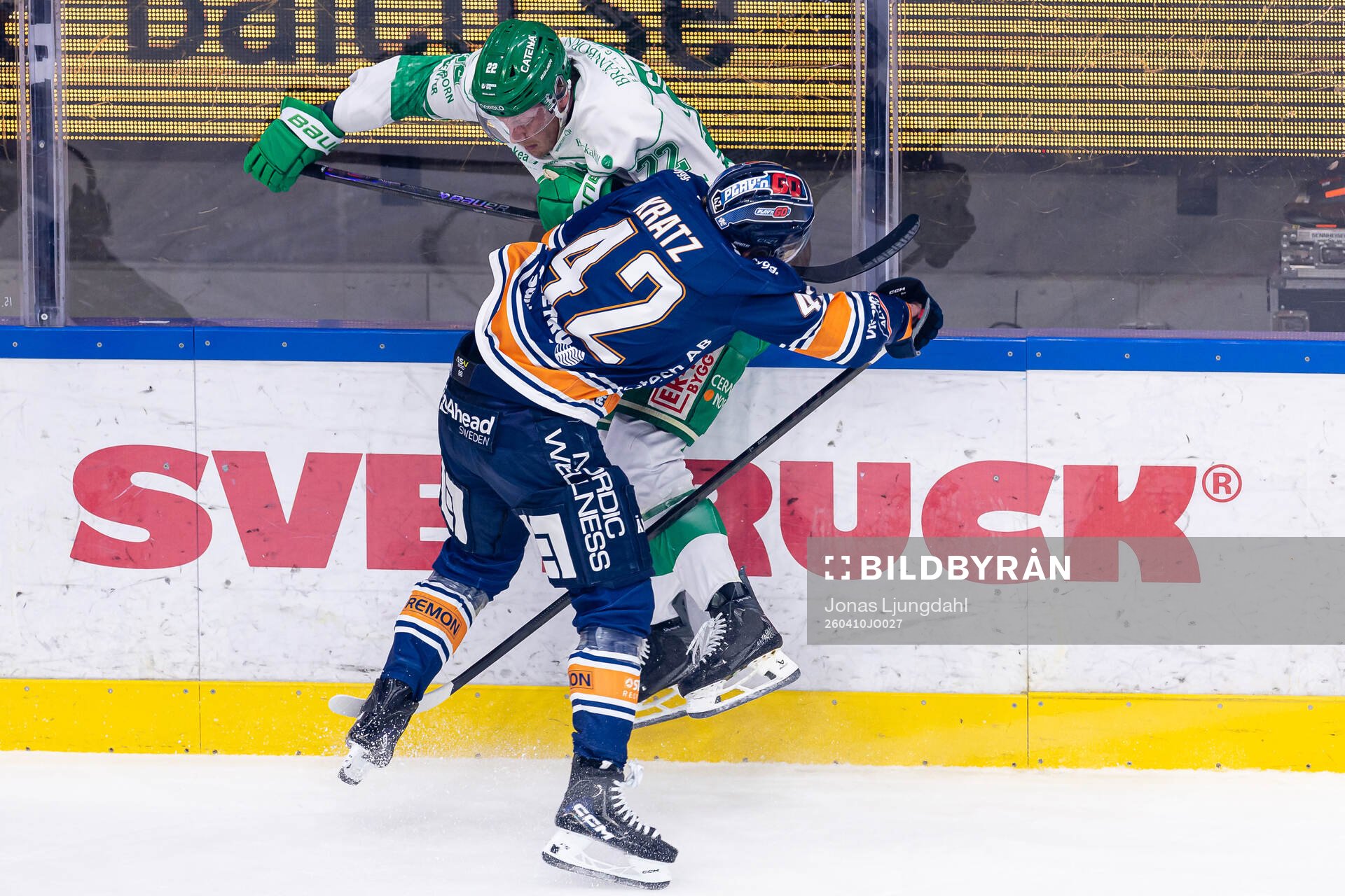 Rögles Fredrik Olofsson och Växjös Kalle Kratz