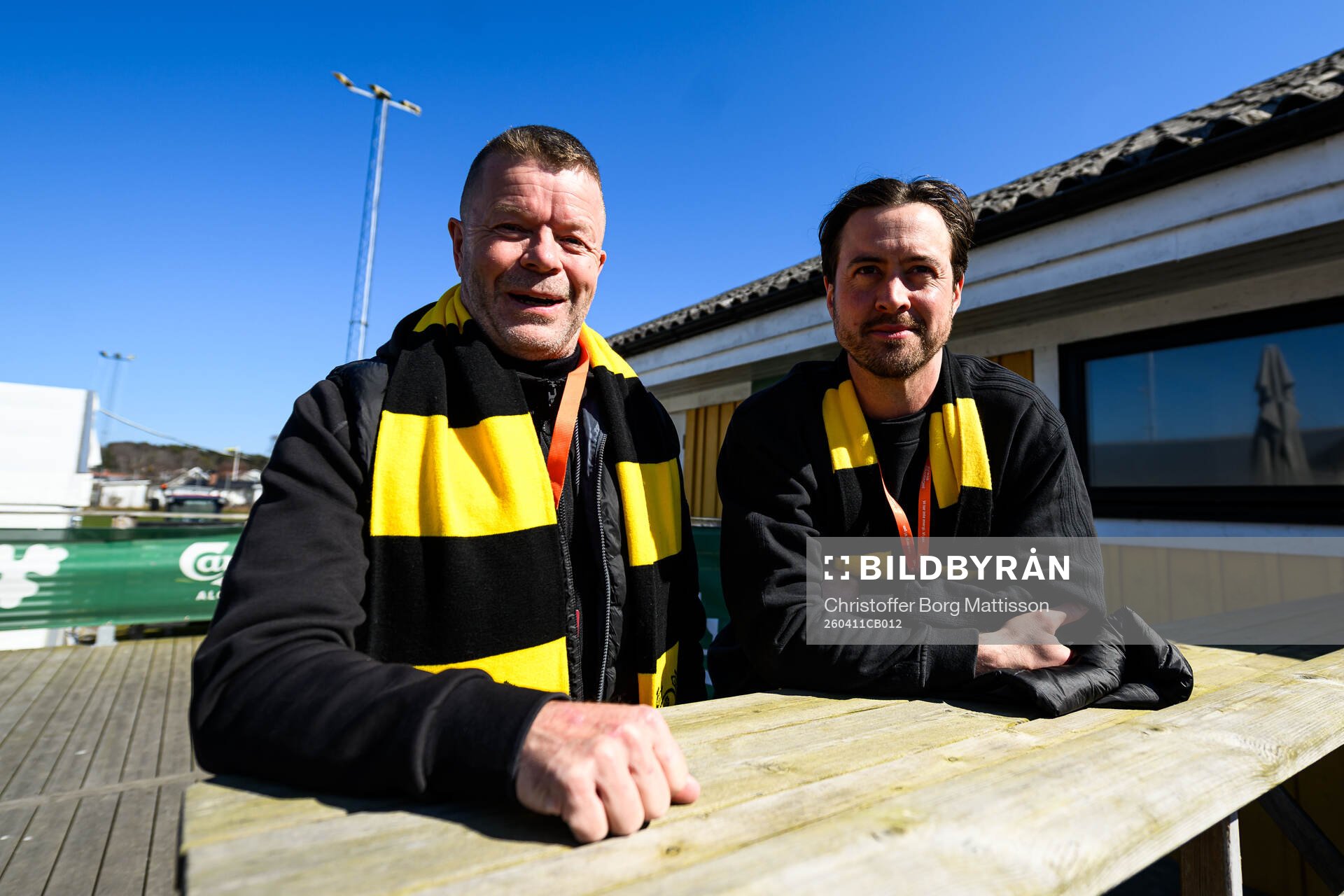 Mjällbys tekniske chef Anders Torstensson och klubbchef